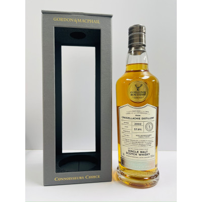 Craigellachie 21 Year Old 2002 Refill Bourbon Barrel #15602203 Gordon & Macphail Cask Strength Connoisseurs Choice Speyside Single Malt Scotch Whisky 70cl 57.9%